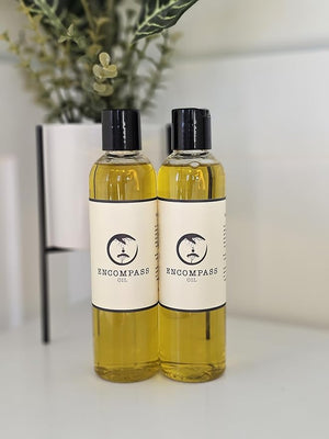 All Natural Encompass Oil Body Oil Hair Oil Natural Skin Care 8 oz (Plastic Bottle)