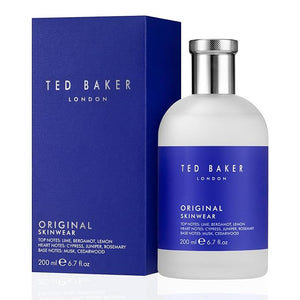 Ted Baker Skinwear EDT woody masculine fragrance zesty lime bergamont and lemon top notes with sandalwood amber and cedar base notes 6.76 fl oz