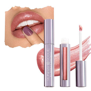 Runway Rogue LuxGloss Lip Gloss, High-Pigment Shimmery Muted-Rose Lip Gloss, ¡®Strike a Pose¡¯