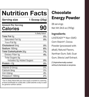 UCAN Energy Powder Chocolate Energy Keto Sugar-Free Pre &amp Post Workout for Men &amp Women Non-GMO Vegan Gluten-Free Great for Runners Gym-Goers and High Performance Athletes | 28 Servings