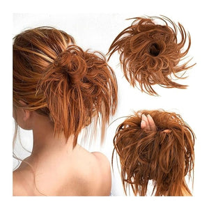 Hair Accessories Synthetic Bun Ponytail Hair Extensions Headband Messy Bun with Elastic Rubber Band Ponytail Wig Hair Bun for Women Hair Pieces For Women(30#)