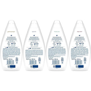 Dove Body Wash Variety 6-Pack ? Hydrate Gentle Pamper Fresh Care and Silky Velvet 15.2 Oz Ea