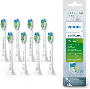 Philips Sonicare Optimal Whitening White BrushSync Heads (Compatible with All Philips Sonicare Handles) 8 Count (Pack of 1)