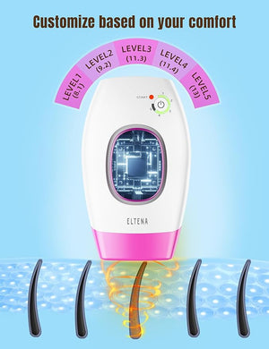 Professional IPL Hair Removal Device At-Home Laser Hair Removal Kit for Women and Men Painless &amp Permanent IPL Hair Removal Tool for Whole Body