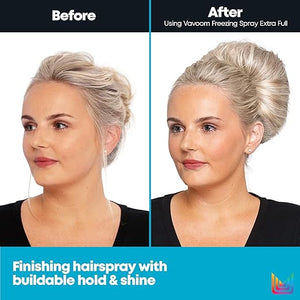 Matrix Vavoom Extra Full Freezing Finishing Spray For All Hair Types - Volumizing High-Hold Hairspray Styling Product
