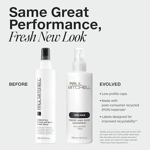 Paul Mitchell Freeze and Shine Super Hairspray Maximum Hold Shiny Finish Hairspray For Coarse Hair