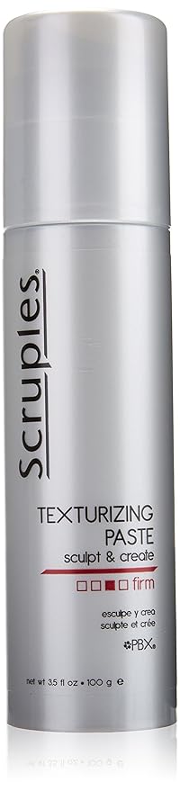 Scruples Texturizing Hair Paste - Creative Sculpting Clay for Extreme Volume - Improves Separation Control &amp Hair Texture - Firm + Pliable Hold for All Hair Types (3.5 oz)