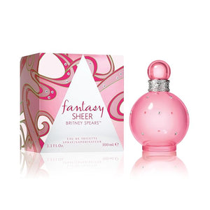 Britney Spears Fantasy Sheer Eau de Toilette Spray, Perfume for Women, 3.3 Fl Oz