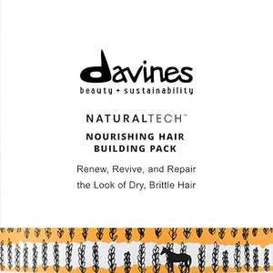 Davines Naturaltech NOURISHING Hair Building Pack, Restructure The Hair Shaft While Adding Shine And Body, 8.79 oz.