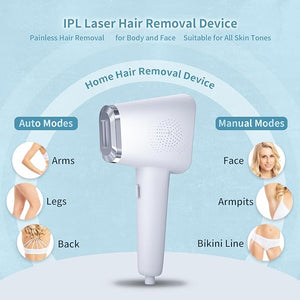 Laser Hair Removal for Women &amp Men At Home IPL Cooling Hair Removal Device 3 in 1 Painless Facial Armpits Arms Legs Bikini Line Hair Removal Ideal Gift for Girl Women Men