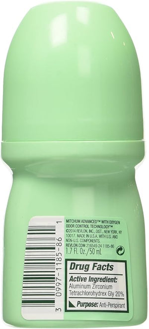 Mitchum for Women Roll On Anti-Perspirant &amp Deodorant Powder Fresh 1.7 Oz (Pack of 6)