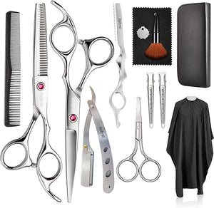 Scissors for Hair Barber Shears Kit Fozirut Professional Hair Cutting Scissors Set Haircut Scissors Blending Shears Set Salon Hair Trimming Scissors Layering Shears to Cut Hair for Women Men