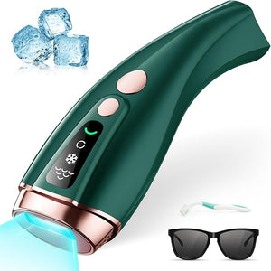 Laser Hair Removal for Women Permanent,999,999 Flashes Painless IPL Hair Remover with Ice Cooling Care Function, at Home Hair Removal Device for Facial Armpits Legs Bikini Line Whole Body, Corded