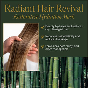 WEN by Chaz Dean Re-Moist Hair Mask - Deep Conditioning Hair Mask for Damaged Hair Moisturizing Hair Treatment Hydrating Repair Smoothing &amp Softening - Bamboo Green Tea 4 Oz (Pack of 1)