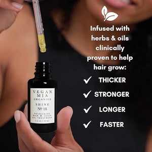 USDA Organic Rosemary Oil for Hair Growth with Castor Jojoba Argan Amla &amp More by Vegan Mia | Deeply Hydrates &amp Intense Nourishment for Itchy Scalp Stubborn Dandruff &amp Dry Scalp Treatm