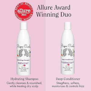 Rizos Curls Wash Day Bundle ? Hydrating Shampoo &amp Deep Conditioner Set with Shea Butter for Every Curl Pattern 1a-4c ? Gently Cleanses Moisturizes Softens &amp Adds Shine ? Sulfate &amp Parabe