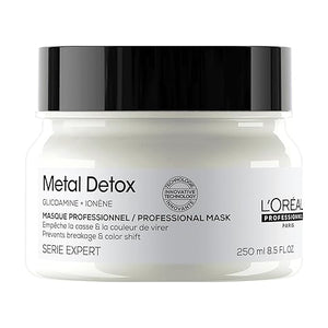 L¡¯Oreal Professionnel Metal Detox Hair Mask - Sulfate-Free Deep Conditioner &amp Treatment For Dry or Damaged &amp All Hair Types Prolongs Hair Color Prevents Damage &amp Adds Softness