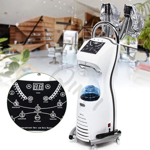 Hair &amp; Scalp Care Steamer, Hair Steamer Micro Mist Scalp Detoxifier, One-Touch Start, Free Adjustment of Mist Volume, for Professional Hair Care for Salon SPA Barber Shop