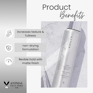 Kenra Platinum Dry Texture Spray 6 | Texture Defining Styler | Increases Texture &amp Fullness | Absorbs Oils &amp Impurities | Ultra-Lightweight Non-Drying Formulation | All Hair Types