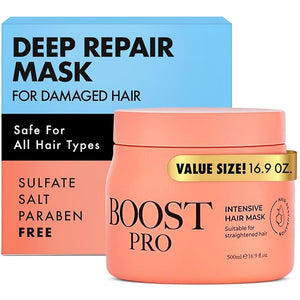 Intensive Deep Conditioning Hair Mask ? Hydrating Treatment for Dry Damaged &amp Colored Hair? Sulfate &amp Salt-Free w/Shea Mango Butter &amp Argan Oil Frizz Control &amp Strengthening 16.9