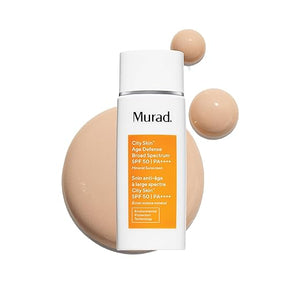 Murad Environmental Shield City Skin Age Defense Broad Spectrum SPF 50 PA++++ ? 100% Mineral Sunscreen with Lutein &amp Iron Oxides for Blue Light Defense UVA/UVB &amp Pollution Protection