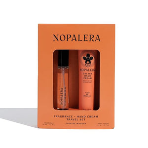 Nopalera Flor de Madera Gift Set ? Cactus Hand Cream and 10ML Eau de Parfum ? Clean Fragrance &amp; Hydration Duo ? Sunlit, Earthy, Vegan &amp; Cruelty-Free