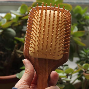 Massage Hairbrush Women Wood Hair Brushes Air Cushion Hair Combs Scalp Massagers Hair Combs Hair Care Styling Tools