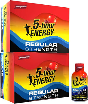 5-hour ENERGY Shot Regular Strength Pomegranate 1.93 Ounce 24 Count