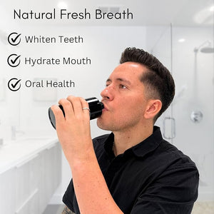 Merakk Coconut Oil Pulling Whitening Mouthwash for Teeth &amp Gums | Doctor Formulated | Natural Ayurvedic Oil Clove &amp Grape Seed Oil - Oral Rinse - 6.8oz