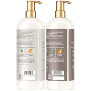 SheaMoisture Shampoo &amp Conditioner Moisture &amp Smooth for Wavy Curly Hair Strengthening &amp Frizz Control 34 Oz Ea