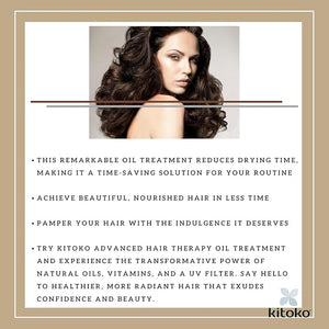 Kitoko Oil Treatment 3.88 Ounce with Easy Dispensing Pump