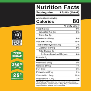 BARE PERFORMANCE NUTRITION G.1.M Sport Ready to Drink Endurance Fuel ? Fast-Digesting Carbs &amp; Electrolytes ? Lemon Lime ? 12 Pack Bottles for Race Day Hydration, Marathon &amp; Triathlon