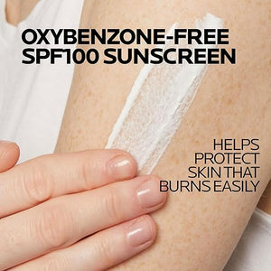 La Roche-Posay Anthelios Melt-In Milk Sunscreen SPF 100 Sunscreen For Body &amp Face Broad Spectrum SPF + Antioxidants Oil Free For Sun Sensitive Skin Oxybenzone Free