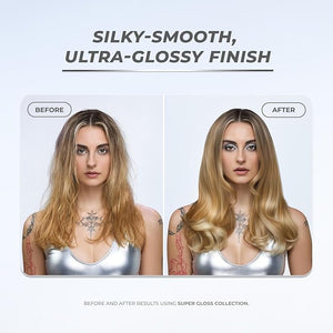 XMONDO Hair Super Gloss Intensive Glossing Treatment | Infused with Bond Booster Technology to Boost Shine &amp Hyaluronic Acid for Nourishment Revitalization &amp Repair Vegan Formula 8 Fl Oz 1-