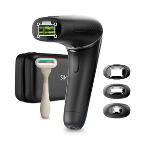 Silk'n Hair Removal Device for Women and Men Silk'n 7 Professional IPL with Rotating Head Painless Salon-Quality Results Starting in 3 Weeks Face and Body with 3 Smart Attachments Black