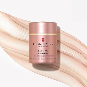 Elizabeth Arden Retinol Ceramide Fine Line and Wrinkle Erasing Eye Cream with Anti-Aging Skin Care with Vitamin E Hyaluronic Acid &amp Niacinamide 0.5