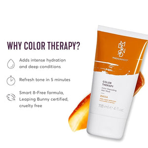 Madison Reed Color Therapy Zucca Color Depositing Hair Mask &amp Deep Conditioning Treatment Intensely Hydrating Refreshes Color &amp Tone Keratin &amp Argan Oil 4 Fl Oz 118 mL