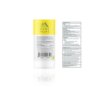 Oars + Alps Clear Face Sunscreen Stick SPF 35 Travel Sunscreen Roll On for Face &amp Body SPF Stick with Vitamin E &amp Antioxidants Water &amp Sweat Resistant All Skin Types Moisturizing 1.7