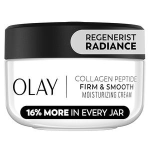 Olay Regenerist Radiance Collagen Peptide Face Moisturizer: Firm &amp Smooth Cream - Fragrance-Free Hydrating Firming Anti-Aging &amp Anti-Wrinkle - 2 Oz