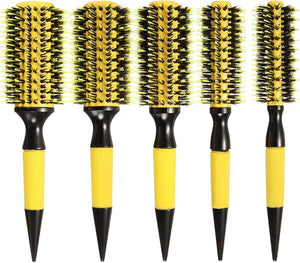 Pro Round Brush Curly Hair Roller Brush Nylon Bristle Hairbrush Comb Salon Tools - 35#