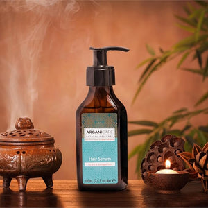 Arganicare Natural Argan Oil Serum with Jojoba Oil - Hair Growth Formula for Damaged Hair Dry Scalp Treatment &amp Frizz Control - Vegan Shea Moisture Blend