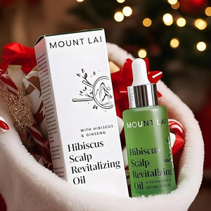 Mount Lai Hibiscus Scalp Revitalizing Oil ? Ancient Botanical Complex ? Natural Pre-Shampoo Scalp Treatment with Jojoba &amp; Helianthus for Nourished Scalp &amp; Shiny Hair, 1.7 fl oz