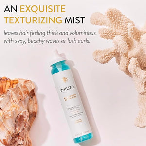PHILIP B. Maui Wowie Beach Mist 5.07 oz - Texturizing Hair Mist Boosts Appearance of Volume &amp Bouncy Waves Infused with Botanical Moisturizers Sea Salt Coconut &amp Aloe Vera