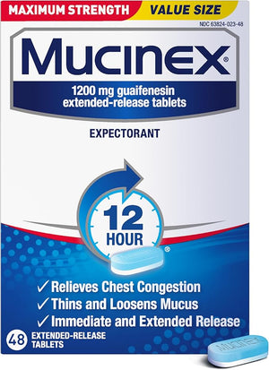 Mucinex Max Strength SE Tablets 48-Count