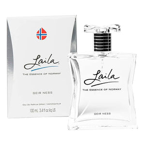 Geir Ness Laila Eau de Parfum Spray - Long Lasting Fresh Airy and Clean Fragrance for Women - 3.4 oz / 100 ml