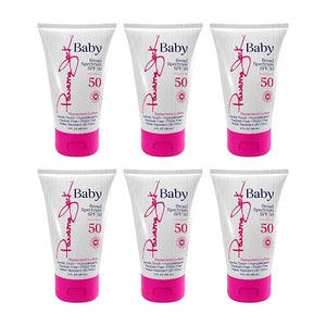 Panama Jack Baby Sunscreen Lotion - SPF 50 Broad Spectrum UVA/UVB Protection Hypoallergenic PABA Paraben Gluten &amp Cruelty Free 3 FL OZ (Pack of 6)