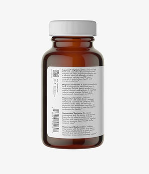 Magnesium Complex ? 60?Capsule Five Bioavailable Magnesium Forms (Aquamin¢ç Sea Minerals, Malate, Orotate, Taurate, Bisglycinate) ? Supports Relaxation, Sleep, Mood, Heart &amp; Nervous System
