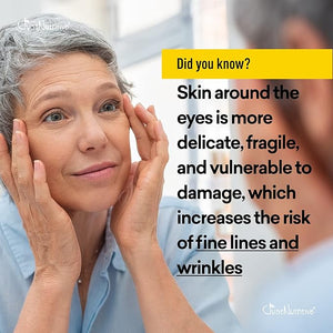 Just Nutritive Anti-Aging Eye Cream | Nutritive Ingredients | Under Eye Wrinkle Treatment | Crows Feet Eye Cream | Best Anti Aging Cream For Eyes 2oz