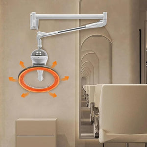 Wall Mount Hair Treatment Machine Multifunctional Orbiting Heating Wire 360 Rotating Heating950W Salon Hair Perming Machine 40-60¡É/ 104-140¢µ Adjustable Temperature (Grey)