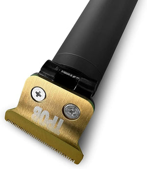 TPOB Ghost Beard Trimmer Hair Clippers for Men Professional Hair Trimmer Zero Gapped T-Blade Trimmer Cordless Rechargeable Edgers Clippers Electric Beard Trimmer Shaver (Ghost Blackout)